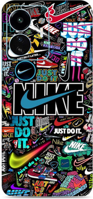 WeCre8 Skin's Vivo Iqoo Z6 Lite 5G Mobile Skin(Nike Art Multicolor Mobile Skin With Cleaning Wipe)