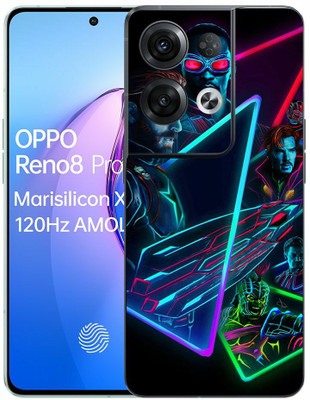 FCS OPPO Reno8 Pro 5G Printed Back Skin: Super Hero Mobile Skin(Super Hero Skin)