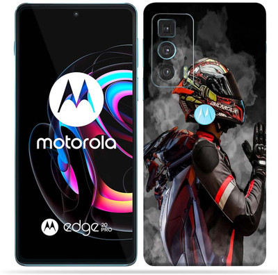 OggyBaba OggyBaba Moto Edge 20 pro Mobile Skin(Black Racer)
