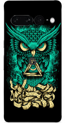 LAMHA Google Pixel 7Pro 5G, Google Mobile Mobile Skin(Ultra Super Green Owl With High Matte Finish.)
