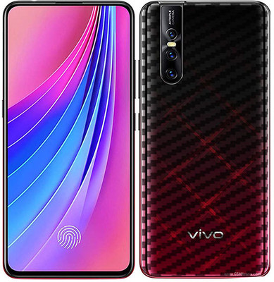 candeal mart Vivo V15 Pro Back skin sticker / Vinyl wrap / Protective film Mobile Skin(Silver Square Glitter Effect)