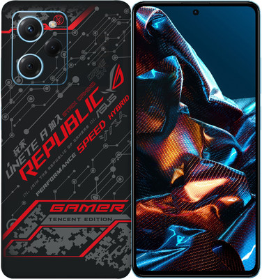 SkinoMania POCO X5 Pro 5G Mobile Skin(Multicolor Rog-by-devianart)