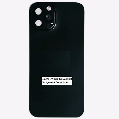 Jagsun Apple iPhone 11 Back Convert To Apple iPhone 12 Pro Mobile Skin(Black)