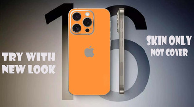 TJ CREATION Apple iPhone 16 Pro Mobile Skin(Orange)