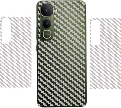 SCREENIX VIVO Y400 5G, || 3D CARBON FIBER BACK LAMINATION || (PACK OF 2) Mobile Skin(TRANSPARENT)