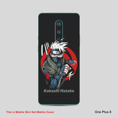 VYBE The Smart Choice One Plus 8 Kakashi Mobile Skin Mobile Skin(Camouflage Black B12)