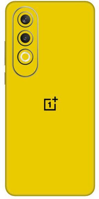 Vcare GadGets Yellow Glossy OnePlus Nord CE4 5G With Logo Mobile Skin(Yellow Glossy)