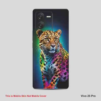VYBE The Smart Choice Vivo V25Pro Leopard Mobile Skin Mobile Skin(Venice Blue, Multi Color A33)