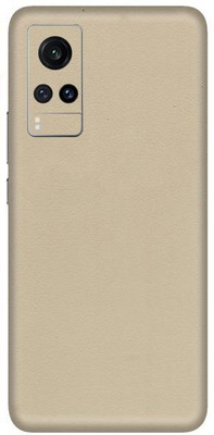 Vcare GadGets Vivo X60 Mobile Skin(Cream Leather)