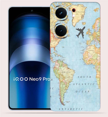OggyBaba Vivo Iqoo Neo 9 Pro 5g Mobile Skin(Word Map)