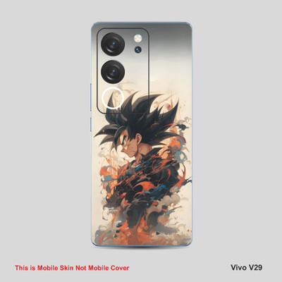 VYBE The Smart Choice Vivo V29 Goku Mobile Skin Mobile Skin(Dairy Cream A2)