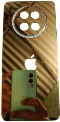 TWUAOP REALME 13 PRO PLUS 5G MOBILE SKIN ACRYLIC SHEET MIRROR BACK PANNEL APPLE Mobile Skin(Gold)
