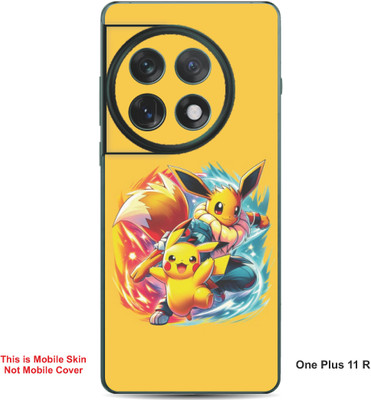 VYBE The Smart Choice One Plus 11R Pokemon Embossed Mobile Skin(Sandstorm 27)