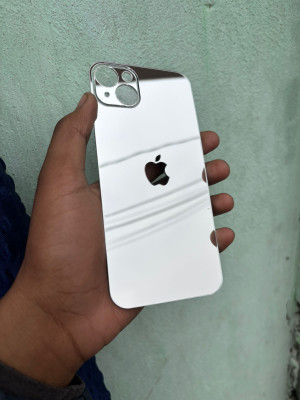 TWUAOP I PHONE 13 MINI MIRROR BACK PANNEL ACRYLIC SHEET APPLE Mobile Skin(Silver)