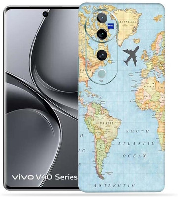 OggyBaba OggyBaba Vivo V40 pro 5g Mobile Skin(Word Map)