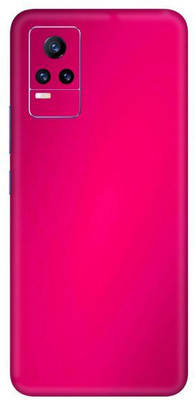 Vcare GadGets Vivo Y21e 5 G Mobile Skin(Metallic Pink Shining)