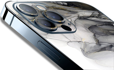 FCS Huawei Enjoy 20 SE Printed Back skin Mobile Skin(White Marble)