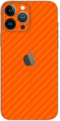 Orgic India iPhone 13 Pro Mobile Skin(Carbon Orange)