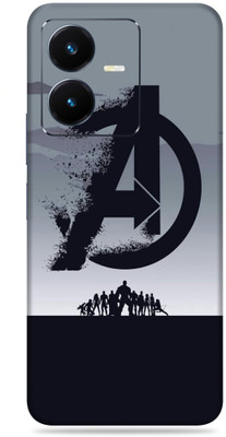 SkinoMania Vivo Y22 Mobile Skin(Multicolor Team Avenger)