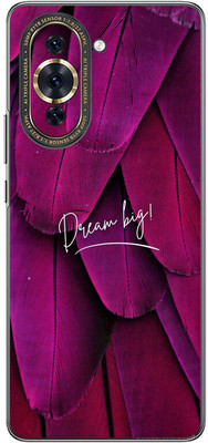 FCS Huawei nova 10 PRO Printed Back skin Mobile Skin(Pink Feather)