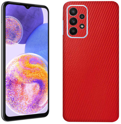 Skinex Samsung Galaxy A23 5G, Red CF Mobile Skin(Multicolor Mobile Skin With camera protector (Back + Camera + Side))