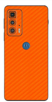 Vcare GadGets Moto Edge 20 Pro Mobile Skin(Orange)