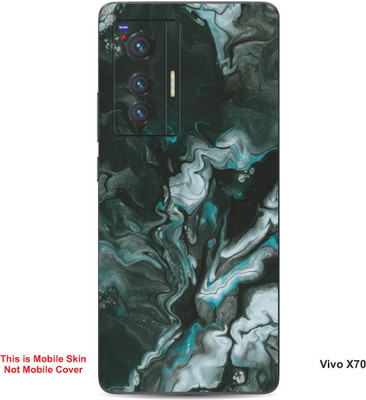 VYBE The Smart Choice Vivo X70 Abstract Embossed Mobile Skin(Opal 12)