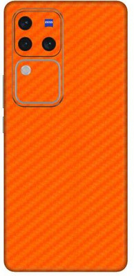 Vcare GadGets Fiber Carbon Orange V30 Pro 5G Mobile Skin(Fiber Carbon Orange)