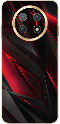 FCS Huawei Enjoy 60X Printed Back skin Mobile Skin(Red Black Texture)