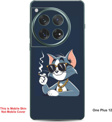 VYBE The Smart Choice One Plus 12 Tom Embossed Mobile Skin(Dark Blue Grey 28)