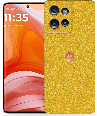 OggyBaba Moto Edge 50 Mobile Skin(Golden Gliter)