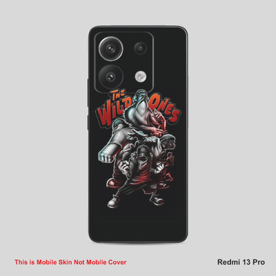 VYBE The Smart Choice Redmi 13 Pro he Wilid One Mobile Skin Mobile Skin(Black Cow A19)