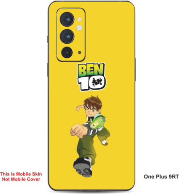 VYBE The Smart Choice One Plus 9RT Ben 10 Embossed Mobile Skin(Golden Yellow 22)