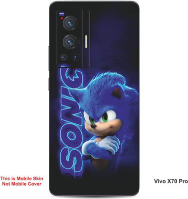 VYBE The Smart Choice Vivo X70 Pro Sonic The Hedgehog Embossed Mobile Skin(Dark Slate Blue B11)
