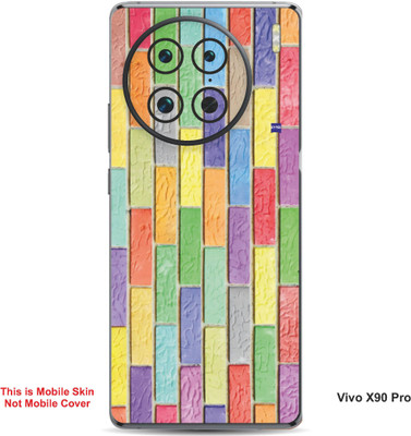 VYBE The Smart Choice Vivo X90 Pro Pattern Embossed Mobile Skin(Moonstone Blue 17)