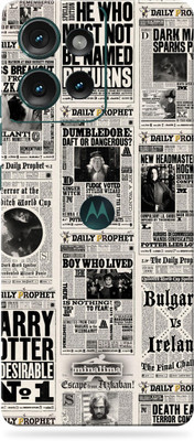 SkinoMania Motorola Edge 50 5G Mobile Skin(Harry-Potter-Paper)