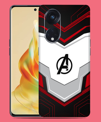 SkinoMania Oppo Reno 8T 5G Mobile Skin(Multicolor Avenger-Logo)