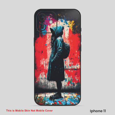 VYBE The Smart Choice iPhone 11 ART Mobile Skin(Multi color SKI 45)