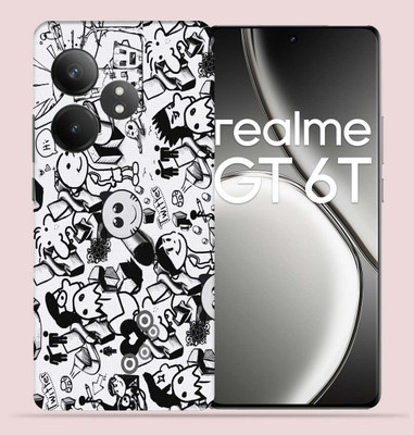 OggyBaba Realme GT 6T 5g,GT 6T 5g Mobile Skin(Doodle)
