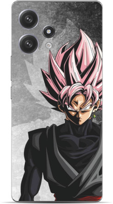 VYBE The Smart Choice Redmi 12 Goku Mobile Skin Mobile Skin(Tea rose (Red) 20)
