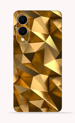 Gizmo Wraps Samsung S25 edge 5g Mobile Skin(Golden poly)