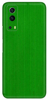 Vcare GadGets Brushed Green vivo i QOO Z3 5G Mobile Skin(Brushed Green)