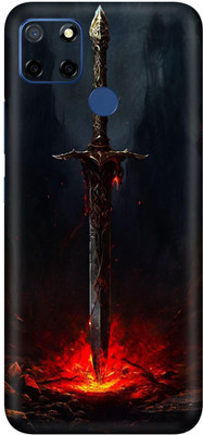 wrap craft REALME C12 Premium Vinyl Mobile Skin(Multicolor)