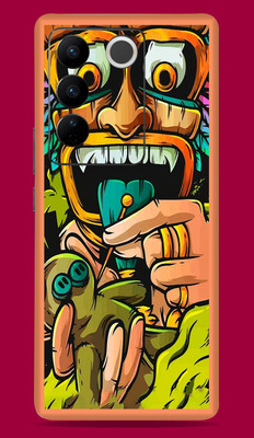 SkinoMania Vivo V27 Pro 5G Mobile Skin(Multicolor BLack-Magic)