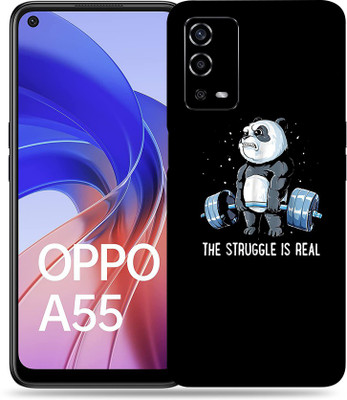 WeCre8 Skin's Oppo A55 Mobile Skin(Struggle Multicolor Mobile Skin With Cleaning Wipe)