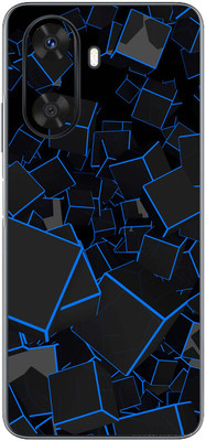 FCS Huawei Enjoy 60 Printed Back skin Mobile Skin(Box Blue)