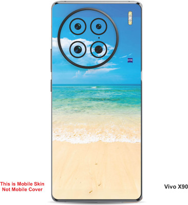 VYBE The Smart Choice Vivo X90 Naturel Mobile Skin(Denim Blue, White 16)
