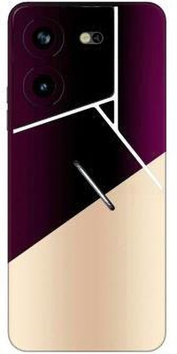 Vcare GadGets Pova 5 Pro (5G) Mobile Skin(Purple & Rose Gold)