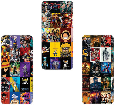 wrap craft NOKIA C22 COMBO(PACK OF 3)Camera&Back Protector Premium Vinyl Mobile Skin(Multicolor)