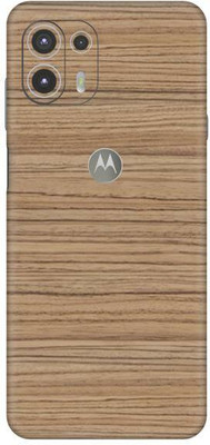 Vcare GadGets Moto Edge 20 Fusion Mobile Skin(Wooden)
